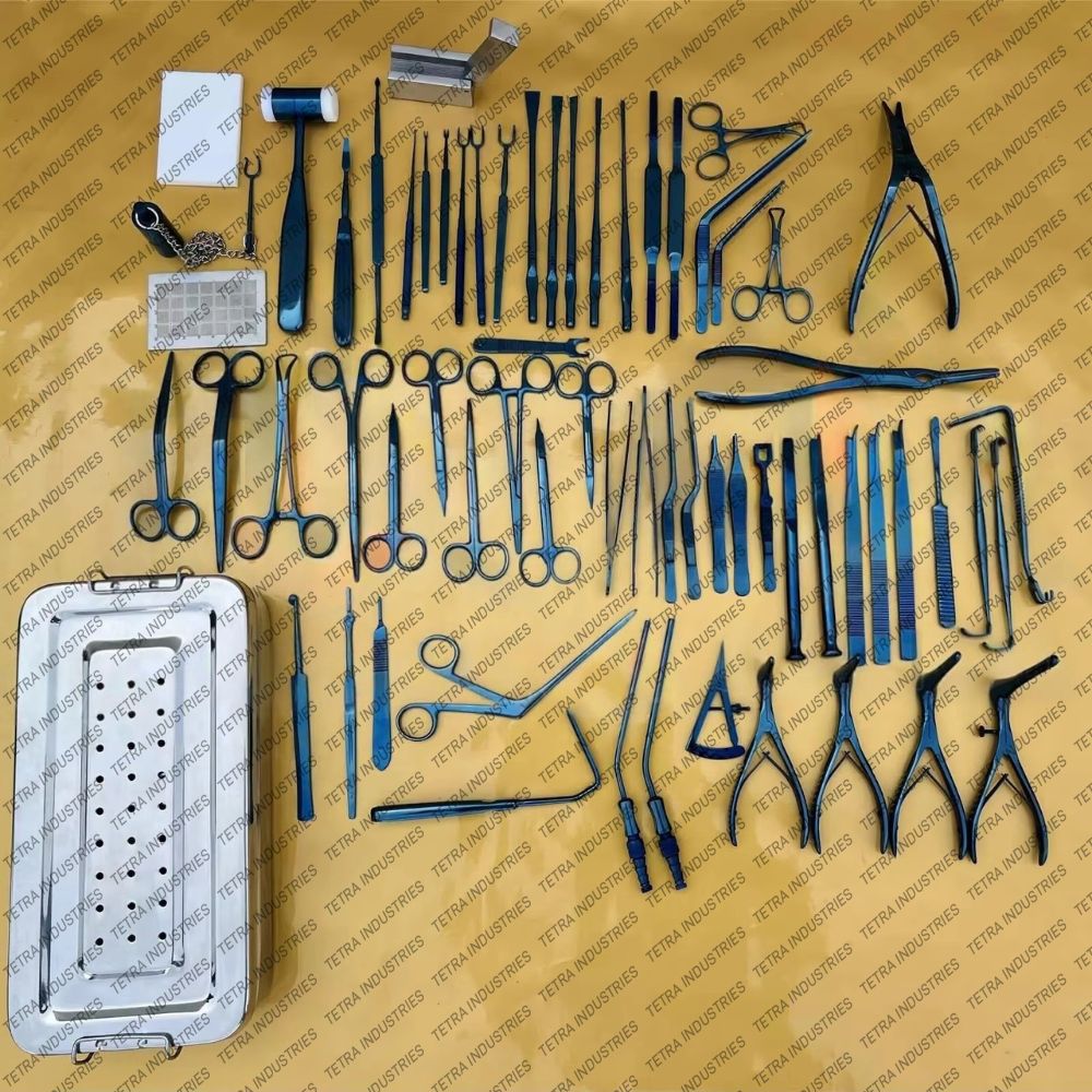 Best Selling Titanium Coated Rhinoplasty Instrument Set | Advanced Nose Surgery Tools Set | Premium Nasal Reshaping Surgical Instrument Kit for Plastic & Cosmetic Surgery