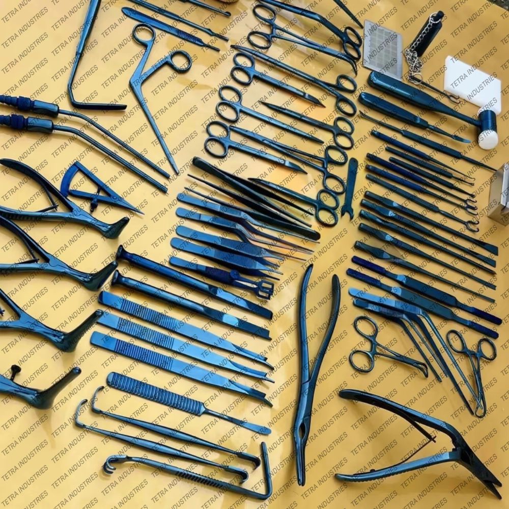 Best Selling Titanium Coated Rhinoplasty Instrument Set | Advanced Nose Surgery Tools Set | Premium Nasal Reshaping Surgical Instrument Kit for Plastic & Cosmetic Surgery - Image 2