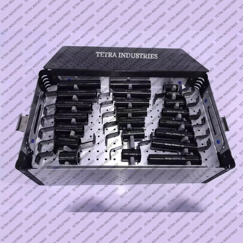 Titanium Coated MIS Tubular Retractor Spine System Set | Minimally Invasive Spine Surgery Instruments Set with Aluminium Box | CE Certified - Image 3