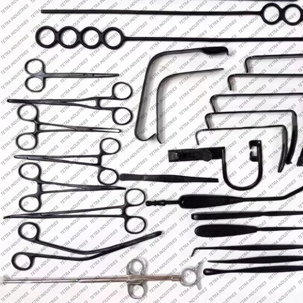 Advanced Black Coated Tonsillectomy and Adenoidectomy Set ENT Surgical Instruments Set CE ISO Approved - Image 4