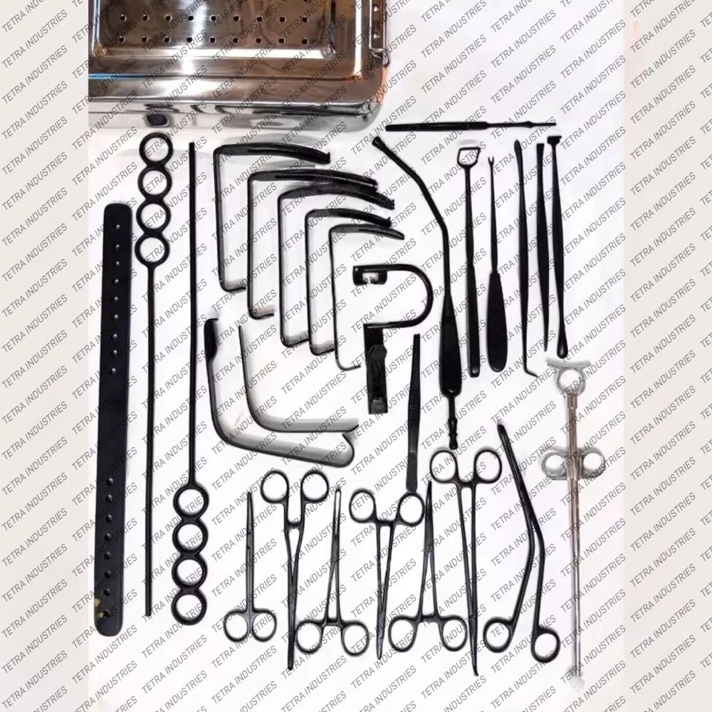 Advanced Black Coated Tonsillectomy and Adenoidectomy Set ENT Surgical Instruments Set CE ISO Approved - Image 5