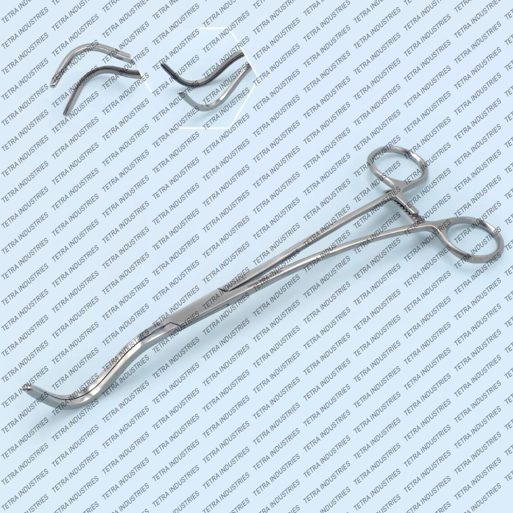 DeBakey Harken Vena Cava Clamp #2 Curved 10.5 inches Atraumatic Cardiovascular Clamp Stainless Steel Cardiac & Vascular Surgery Forceps CE Certified